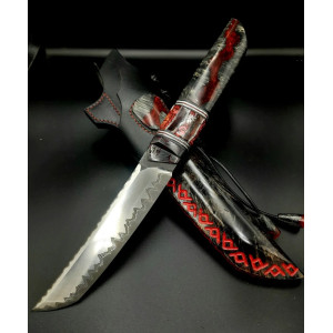 КИТАЙСЬКИЙ ДРАКОН ніж ручної роботи майстра студії Павла Гончаренка, замовити купити в Україні (Сталь К110™ в нержавіючої сталі 95х18, 60-61 HRC) . Photo 3